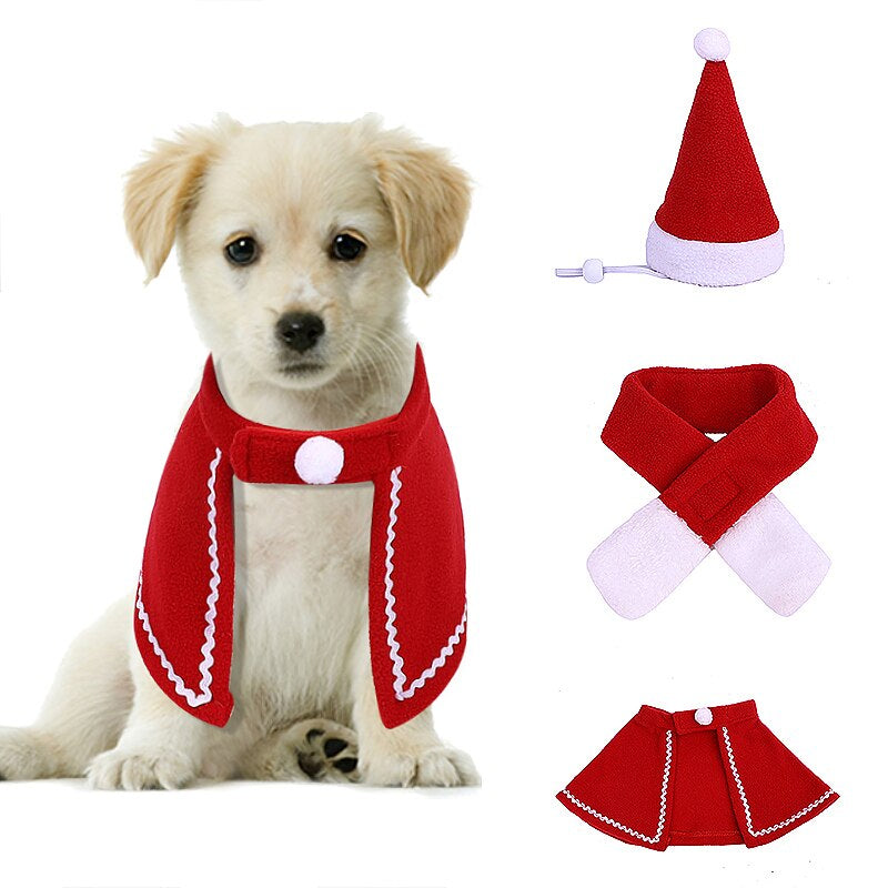 Conjuntinho de Natal Pet | Para Cachorro e Gato