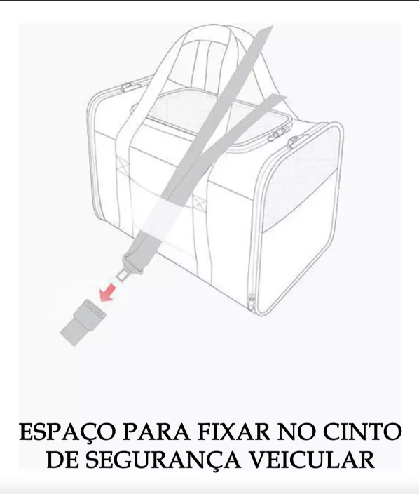 Bolsa Pet Luxo: Conforto Máximo para Viagens e Passeios