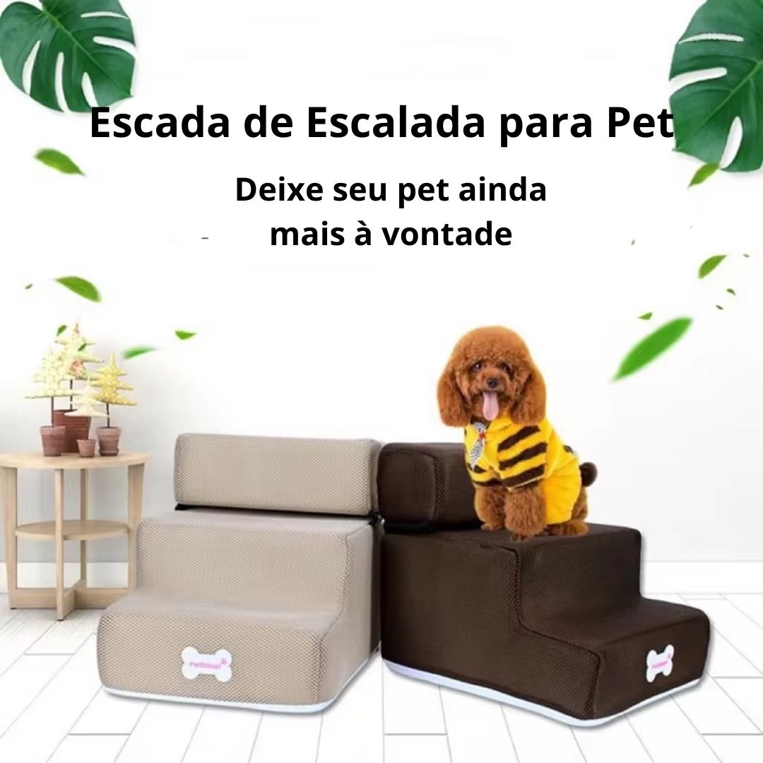 Escada de Escalada para Animais de Estimação Pequenos 2 andares