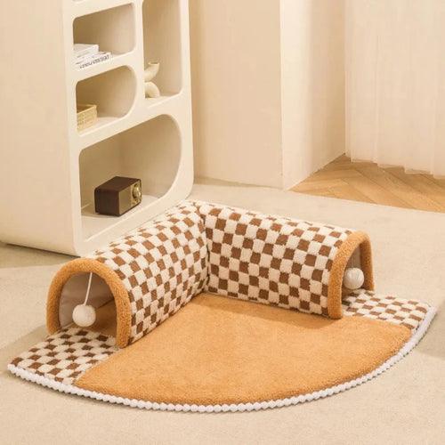 Cama e Túnel para Gatos