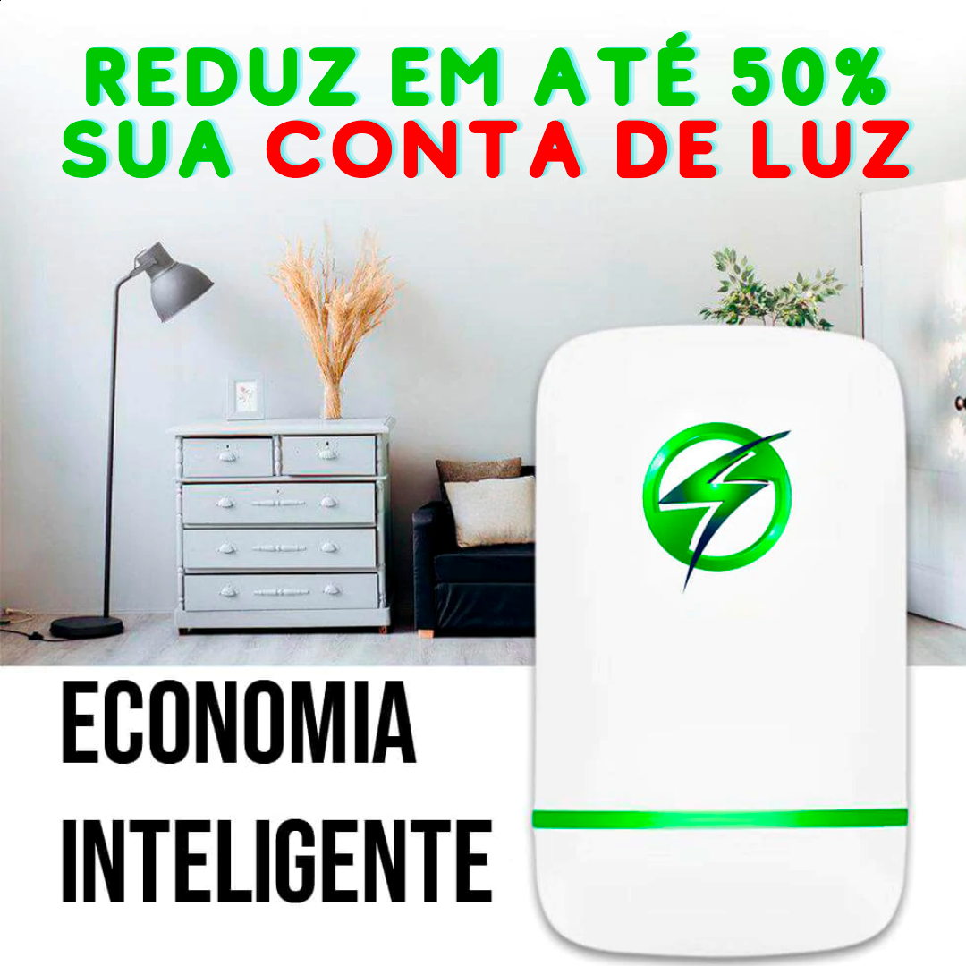 Energy Saver - Estabilizador de tensão bivolt para economia de energia