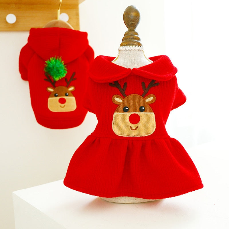 Vestido &/ou Moletom Natalinos | Para Cachorro
