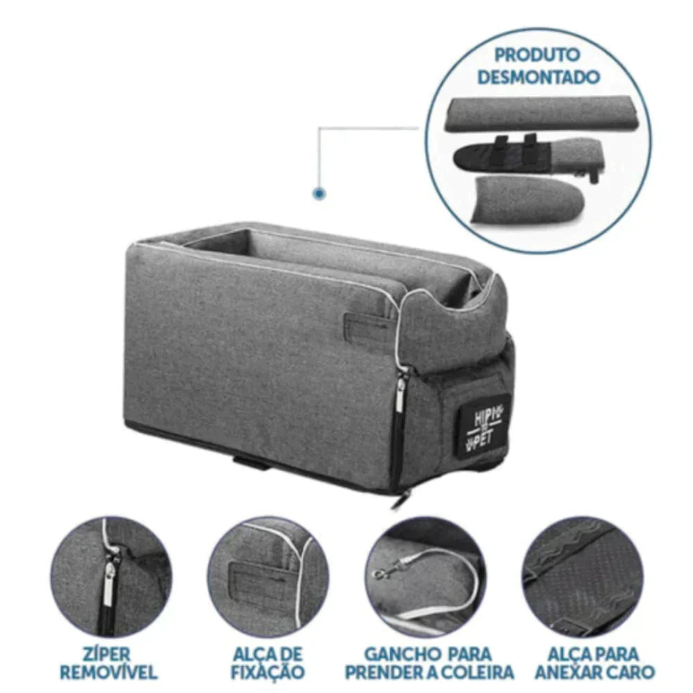 Assento de Carro Portátil para Pet