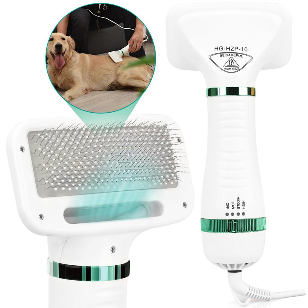 Secador Pet 3 em 1: Secagem, Escovação e Desembaraço Perfeito para Cães