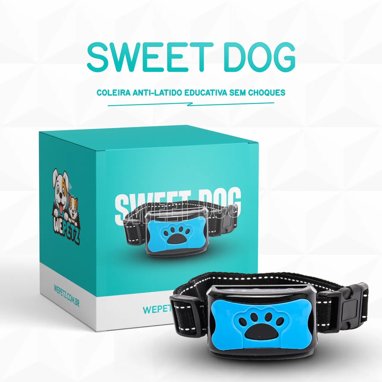 Sweet Dog - Coleira Antilatido Educativa Sem Choque + Brinde